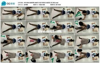 涵涵特辑 涵涵学生装开档黑丝木板固定 GC 震动