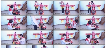【自己做主】楪祈的cosplay 眼罩口塞老虎凳上TK