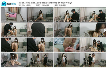 【GD原创】 微剧情入室行窃~模特桃桃（ 西式捆绑+M腿+强高+照镜子）等等