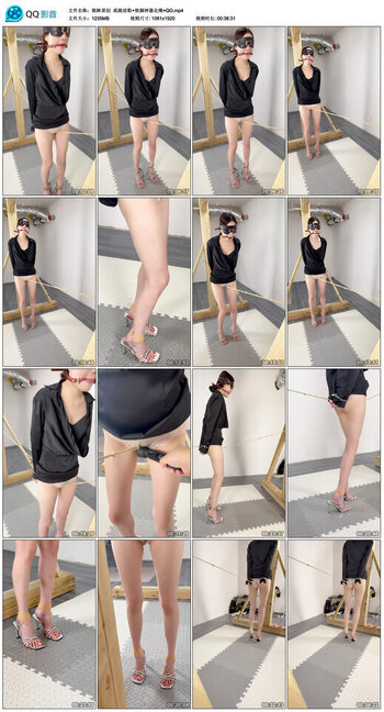 【眼眸原创】高跟凉鞋+垫脚神器走绳+QG